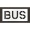 Rae Pavement Stencil, Bus, STL-108-71215 STL-108-71215 - alternate 1