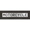 Rae Pavement Stencil, Motorcycle, STL-108-71216 STL-108-71216 - alternate 1