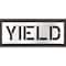 Rae Pavement Stencil, Yield, STL-108-71226 STL-108-71226 - alternate 1