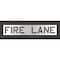 Rae Pavement Stencil, Fire Lane, STL-108-71231 STL-108-71231 - alternate 1