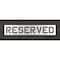 Rae Pavement Stencil, Reserved, STL-108-71233 STL-108-71233 - alternate 1