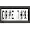 Rae Pavement Stencil, Drive Thru, STL-108-73636 STL-108-73636 - alternate 1