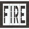 Rae Pavement Stencil, Fire, STL-108-74801 STL-108-74801 - alternate 1