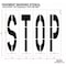 Rae Pavement Stencil, Stop, STL-108-74803 STL-108-74803 - alternate 3
