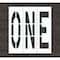 Rae Pavement Stencil, One, STL-108-79609 STL-108-79609 - alternate 1