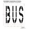Rae Pavement Stencil, Bus, STL-108-74815 STL-108-74815 - alternate 3