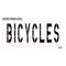 Rae Pavement Stencil, Bicycles, STL-108-74818 STL-108-74818 - alternate 2