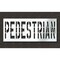 Rae Pavement Stencil, Pedestrian, STL-108-73625 STL-108-73625 - alternate 1