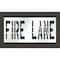 Rae Pavement Stencil, Fire Lane, STL-108-73631 STL-108-73631 - alternate 1