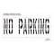 Rae Pavement Stencil, No Parking, STL-108-73632 STL-108-73632 - alternate 3