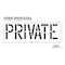 Rae Pavement Stencil, Private, STL-108-71829 STL-108-71829 - alternate 2
