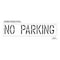 Rae Pavement Stencil, No Parking, STL-108-71832 STL-108-71832 - alternate 2