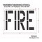 Rae Pavement Stencil, Fire, STL-108-72401 STL-108-72401 - alternate 3