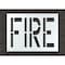 Rae Pavement Stencil, Fire, STL-108-72401 STL-108-72401 - alternate 1