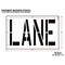 Rae Pavement Stencil, Lane, STL-108-72402 STL-108-72402 - alternate 3