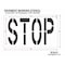 Rae Pavement Stencil, Stop, STL-108-72403 STL-108-72403 - alternate 3