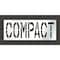 Rae Pavement Stencil, Compact, STL-108-72411 STL-108-72411 - alternate 1