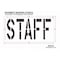 Rae Pavement Stencil, Staff, STL-108-72413 STL-108-72413 - alternate 2