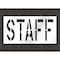 Rae Pavement Stencil, Staff, STL-108-72413 STL-108-72413 - alternate 1