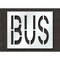 Rae Pavement Stencil, Bus, STL-108-72415 STL-108-72415 - alternate 1