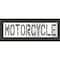 Rae Pavement Stencil, Motorcycle, STL-108-72416 STL-108-72416 - alternate 1