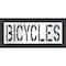 Rae Pavement Stencil, Bicycles, STL-108-72418 STL-108-72418 - alternate 1