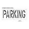 Rae Pavement Stencil, Parking, STL-108-72422 STL-108-72422 - alternate 2