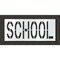 Rae Pavement Stencil, School, STL-108-72423 STL-108-72423 - alternate 1
