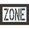 Rae Pavement Stencil, Zone, STL-108-72424 STL-108-72424 - alternate 1