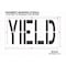 Rae Pavement Stencil, Yield, STL-108-72426 STL-108-72426 - alternate 2