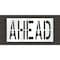 Rae Pavement Stencil, Ahead, STL-108-72428 STL-108-72428 - alternate 1