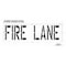 Rae Pavement Stencil, Fire Lane, STL-108-72431 STL-108-72431 - alternate 3