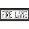 Rae Pavement Stencil, Fire Lane, STL-108-72431 STL-108-72431 - alternate 1