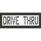 Rae Pavement Stencil, Drive Thru, STL-108-72436 STL-108-72436 - alternate 1