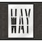 Rae Pavement Stencil, Way, STL-108-73610 STL-108-73610 - alternate 1