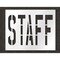 Rae Pavement Stencil, Staff, STL-108-73613 STL-108-73613 - alternate 1