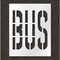 Rae Pavement Stencil, Bus, STL-108-73615 STL-108-73615 - alternate 1