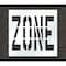 Rae Pavement Stencil, Zone, STL-108-73624 STL-108-73624 - alternate 1