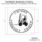 Rae Stencil, Caution Forklift Traffic, STL-108-14815 STL-108-14815 - alternate 2