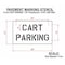 Rae Pavement Stencil, No Carts, STL-108-75601 STL-108-75601 - alternate 2