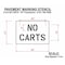 Rae Pavement Stencil, No Carts, STL-108-75600 STL-108-75600 - alternate 2