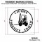Rae Pavement Stencil, Forklift Traffic Only, STL-108-14812 STL-108-14812 - alternate 2
