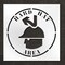Rae Pavement Stencil, Hard Hat Area, STL-108-14813 STL-108-14813 - alternate 1