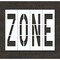 Rae Pavement Stencil, Zone, STL-108-74824 STL-108-74824 - alternate 1