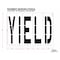 Rae Pavement Stencil, Yield, STL-108-74826 STL-108-74826 - alternate 2