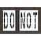 Rae Pavement Stencil, Do Not, STL-108-79635 STL-108-79635 - alternate 1