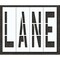 Rae Pavement Stencil, Lane, STL-108-79602 STL-108-79602 - alternate 1