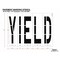 Rae Pavement Stencil, Yield, STL-108-79626 STL-108-79626 - alternate 3