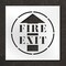 Rae Pavement Stencil, Fire Exit, STL-108-12406 STL-108-12406 - alternate 1