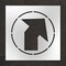 Rae Pavement Stencil, Angled Arrow, STL-108-12407 STL-108-12407 - alternate 1